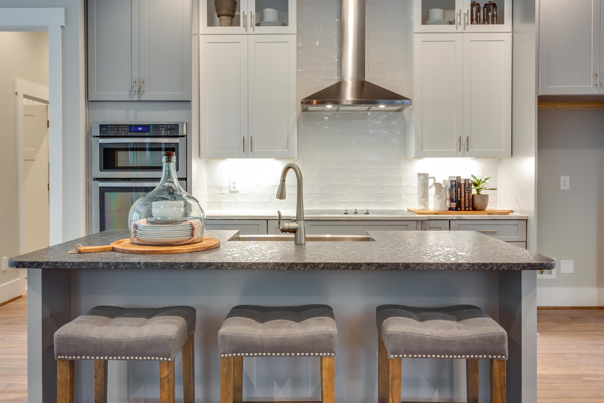 Bright residential kitchen