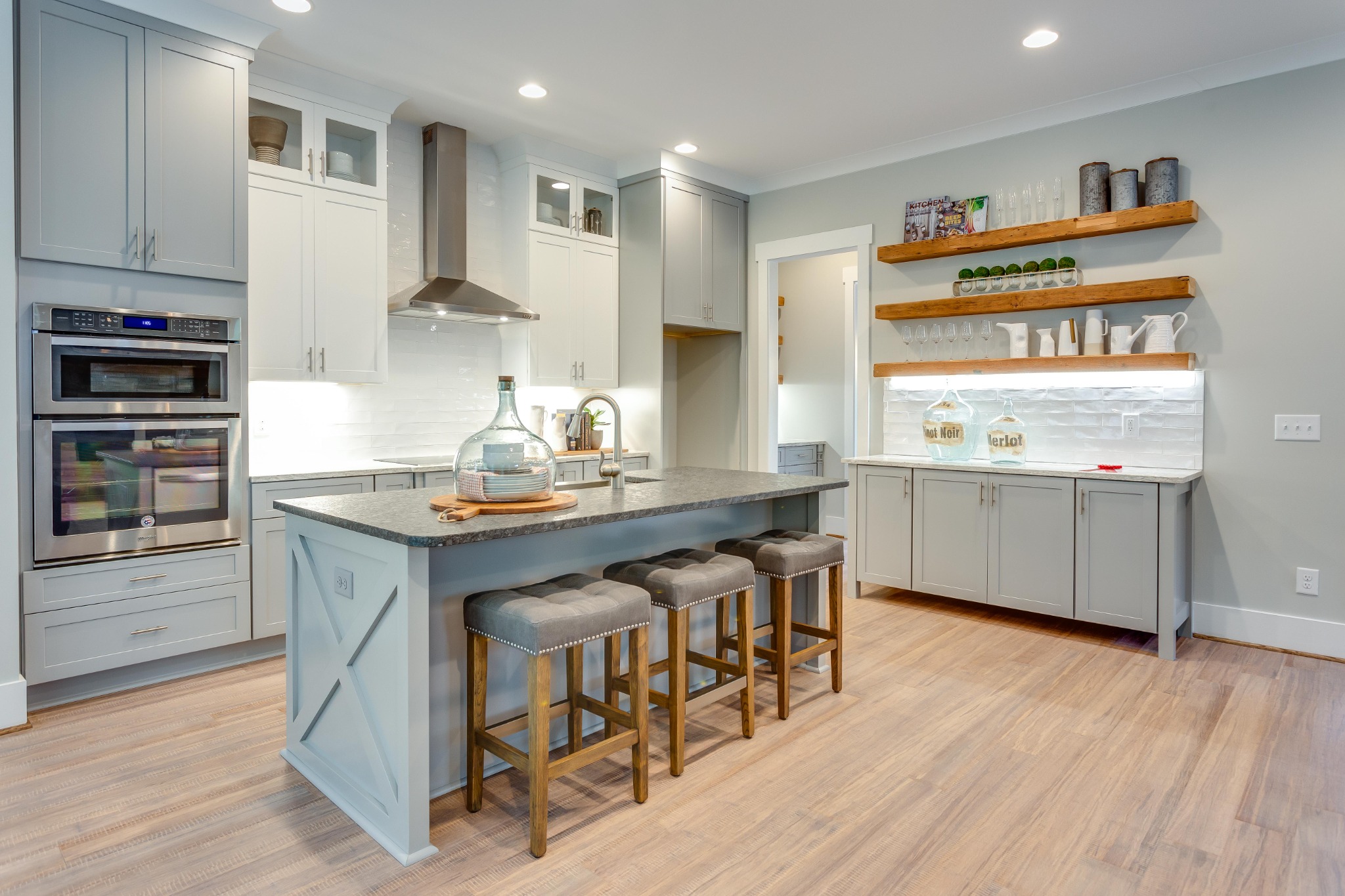 Open residential kitchen